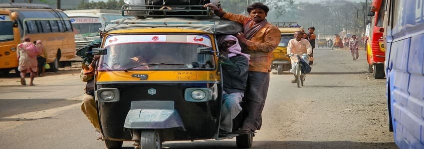 Leitfaden zum Autofahren in Indien